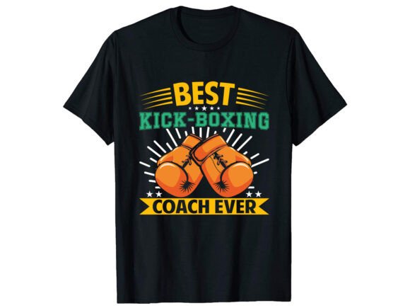 Best Kick Boxing Coach T-Shirt Design: Graphics for Impactful T-Shirt Designs