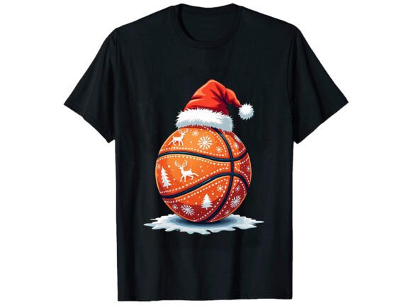 Christmas Basketball Santa Xmas Sports Graphics