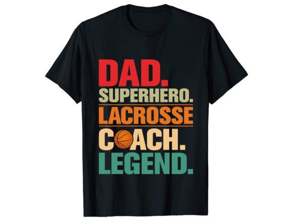 Dad Superhero Coach T-Shirt Design: Graphics for Bold T-Shirt Designs