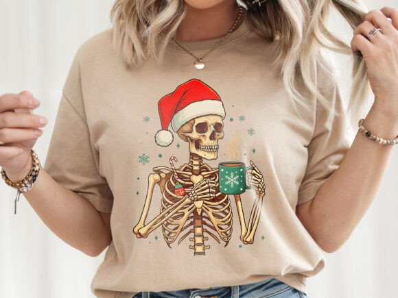 Dead Inside Skeleton Christmas Shirt