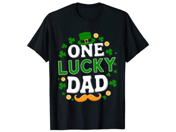One Lucky Dad Graphics: T-Shirt Designs That Deliver Editorial Impact