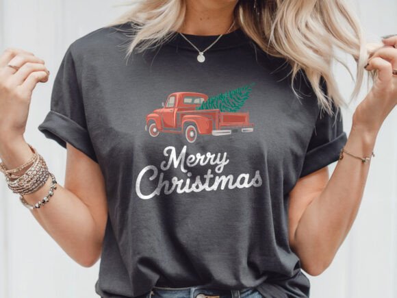 Vintage Wagon Christmas – Tree on Car